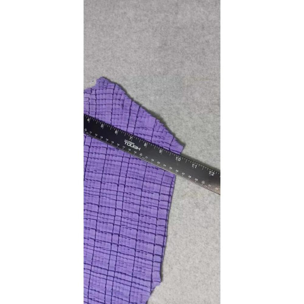 Shoreline Bohemian Women Crepe Texture Womens Size Medium Purple Sleeveless - Picture 9 of 11